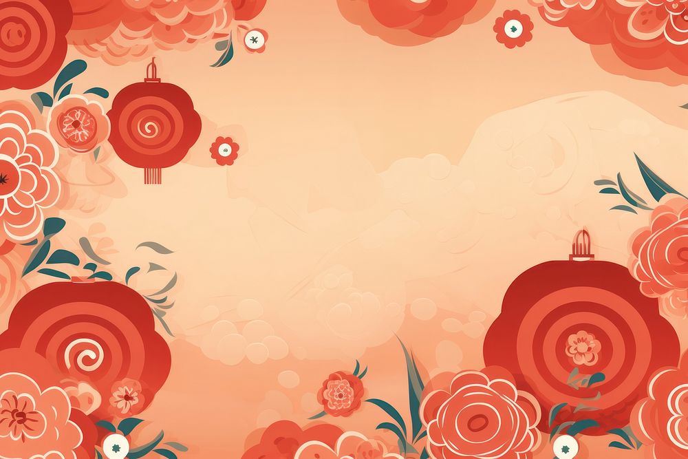 Chinese new year pattern backgrounds art. AI generated Image by rawpixel.