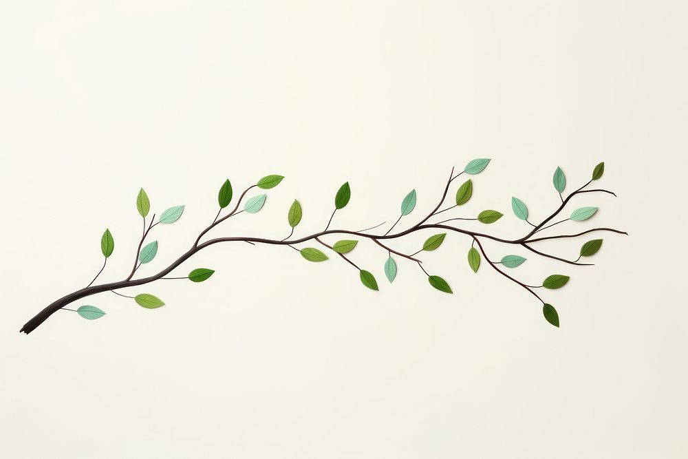 Pattern branch plant green. AI generated Image by rawpixel.