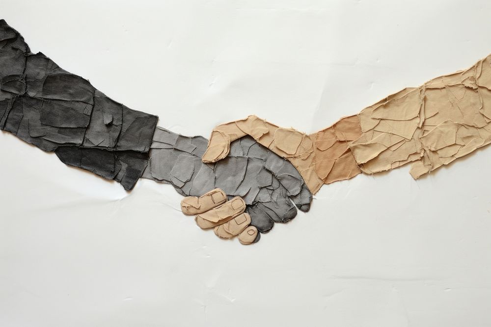 Shaking hand creativity handshake clothing. AI generated Image by rawpixel.