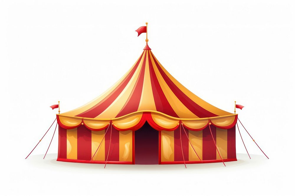 Circus tent white background architecture celebration. AI generated Image by rawpixel.