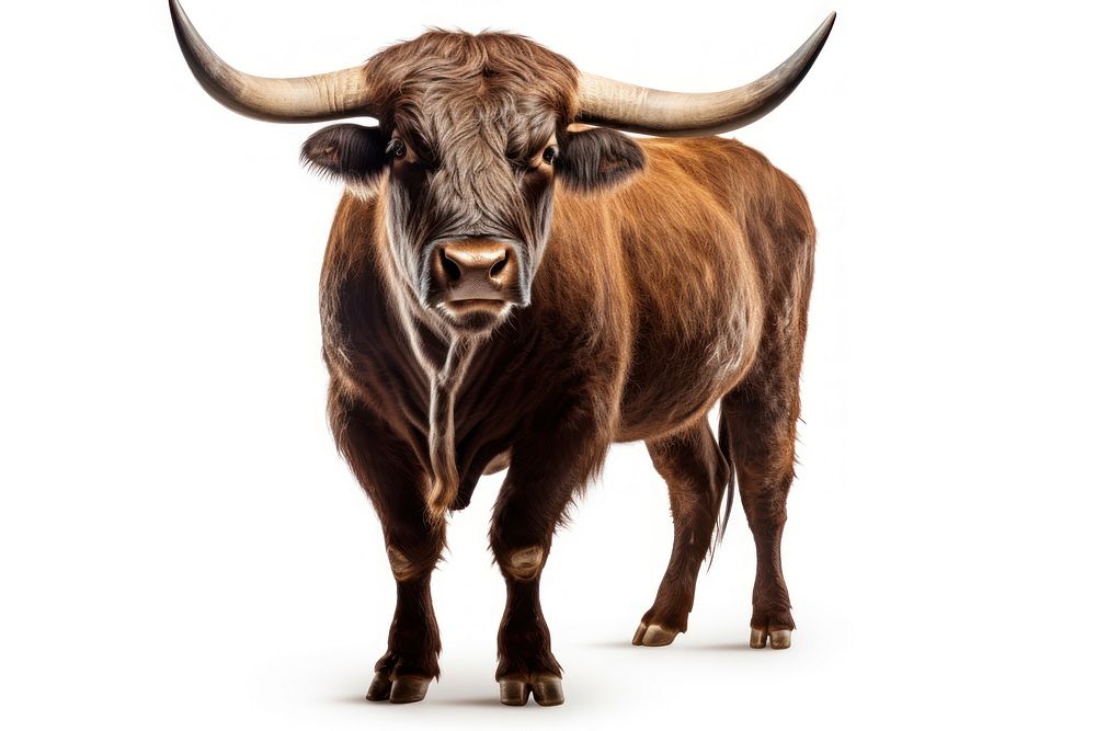 Bull livestock wildlife standing. AI generated Image by rawpixel.