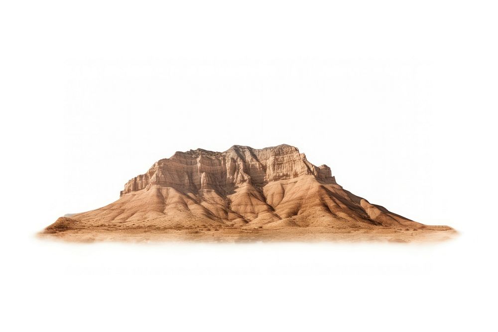 Desert mountain outdoors plateau nature. AI generated Image by rawpixel.
