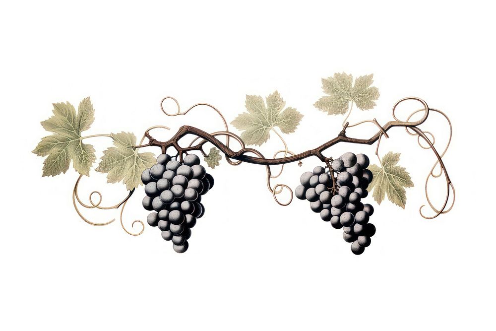 Grapes vine fruit plant. AI generated Image by rawpixel.