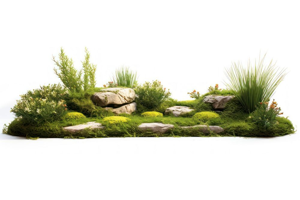 A garden lawn outdoors nature plant. AI generated Image by rawpixel.