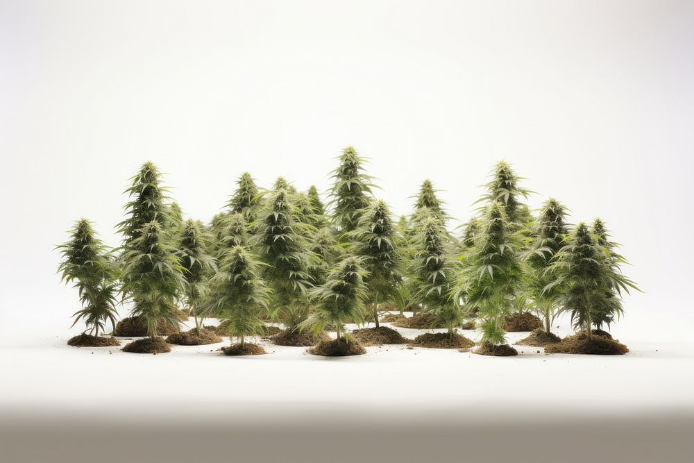 A marijuana farm plant tree fir. AI generated Image by rawpixel.
