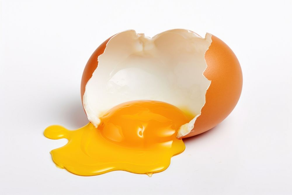 Egg food white background freshness. AI generated Image by rawpixel.