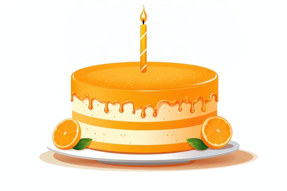 Birthday cake birthday dessert fruit. AI generated Image by rawpixel.