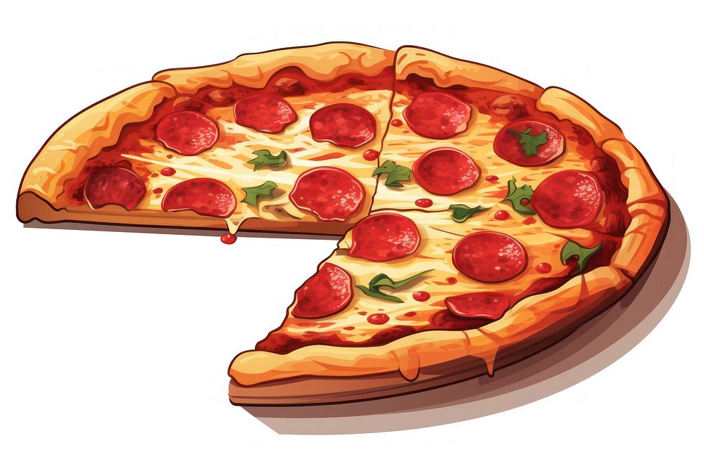 A pizza box food pepperoni freshness. AI generated Image by rawpixel.
