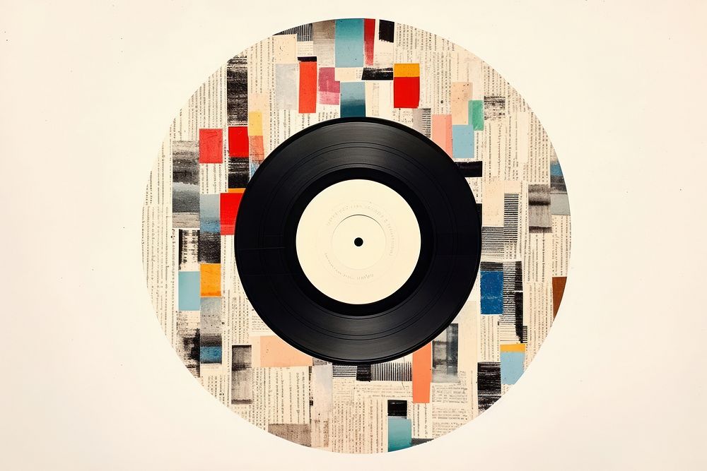 Vinyl art technology gramophone. AI generated Image by rawpixel.