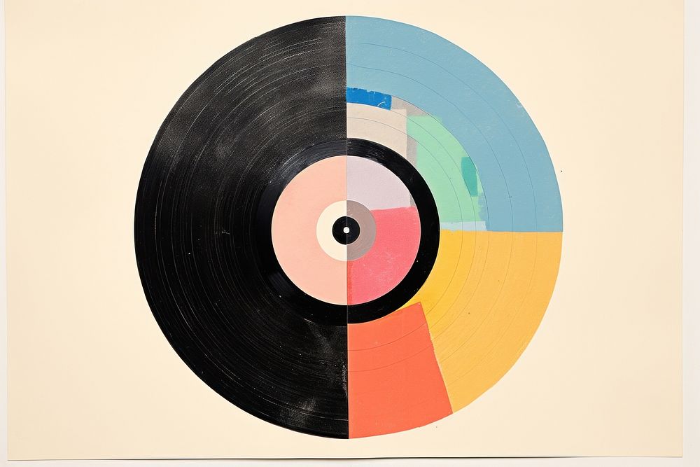 Vinyl painting art creativity. AI generated Image by rawpixel.