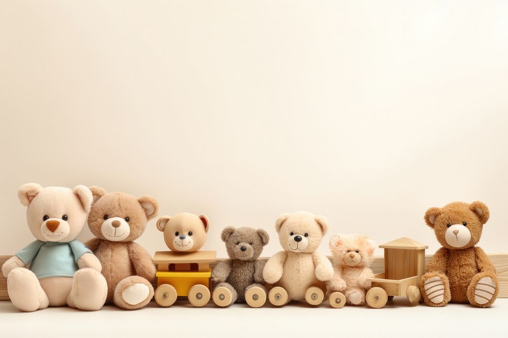 Baby kids toy plush representation softness. AI generated Image by rawpixel.