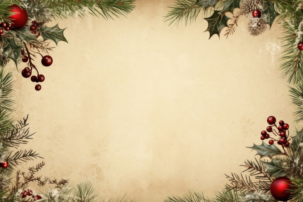 Christmas backgrounds decoration branch. AI generated Image by rawpixel.