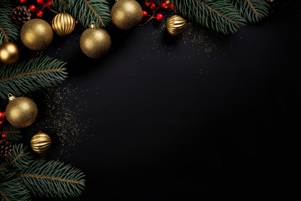 Christmas decoration branch fir. AI generated Image by rawpixel.