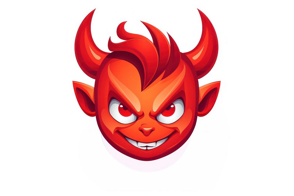 Devil logo jack-o'-lantern representation celebration. AI generated Image by rawpixel.