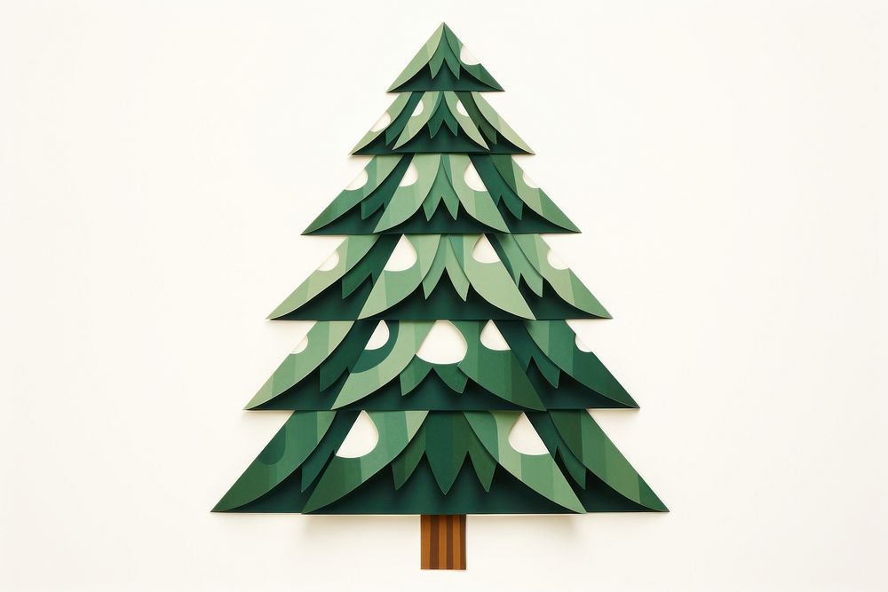 Christmas tree celebration decoration pinaceae. AI generated Image by rawpixel.