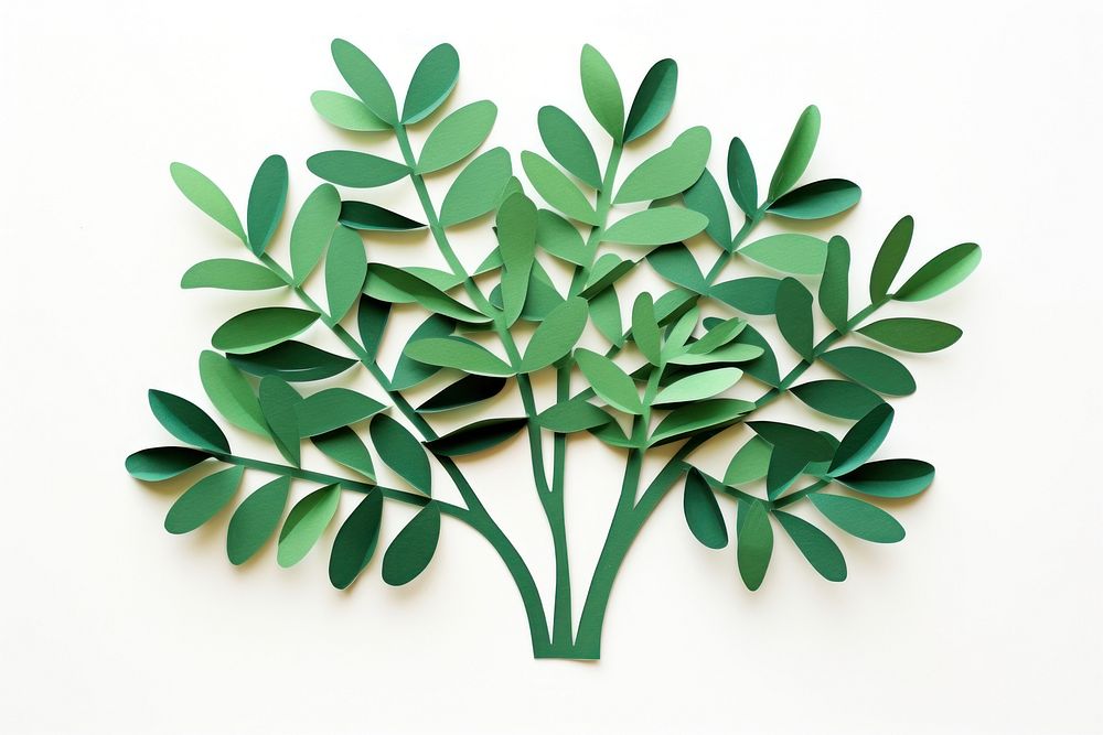 Green plant green leaf art. AI generated Image by rawpixel.
