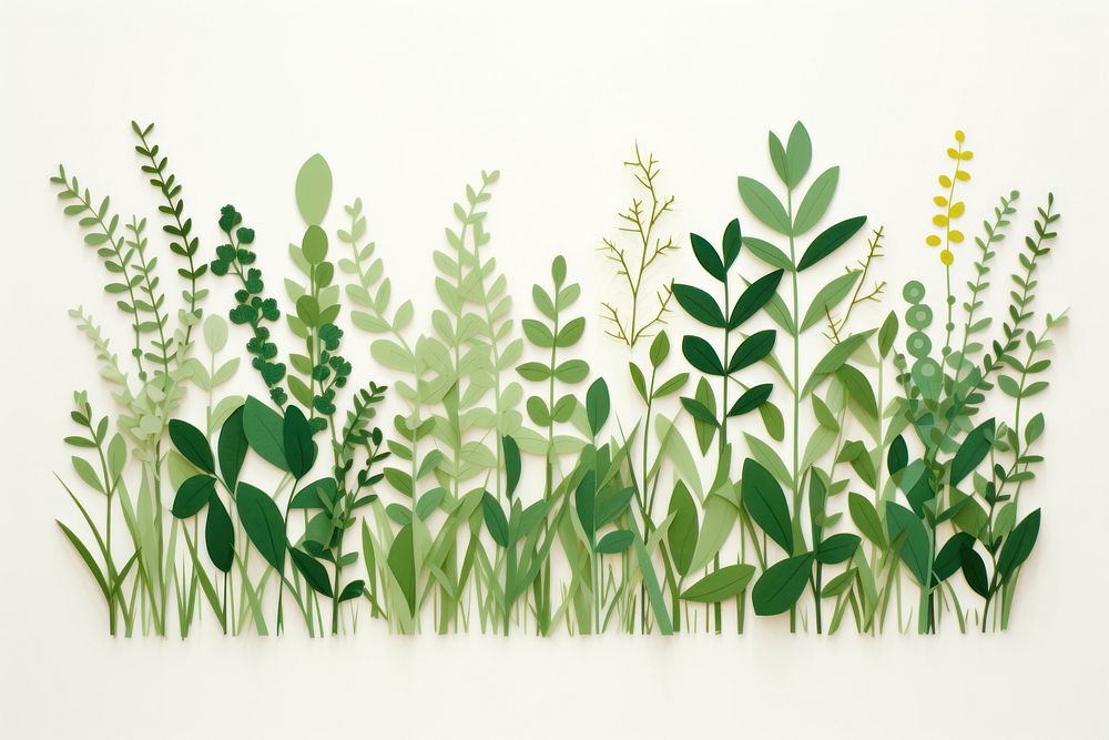 Green plant field green flower grass. AI generated Image by rawpixel.