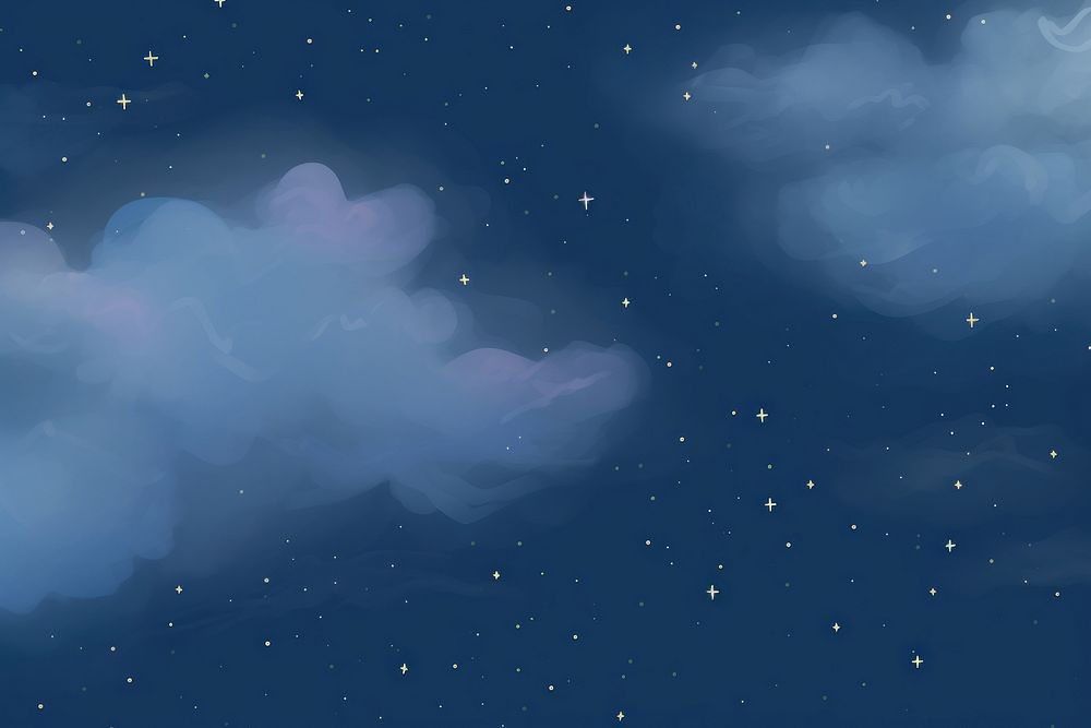 Night sky background. AI generated Image by rawpixel.