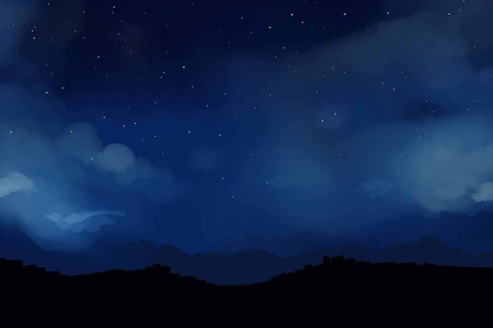 Night sky background. AI generated Image by rawpixel.