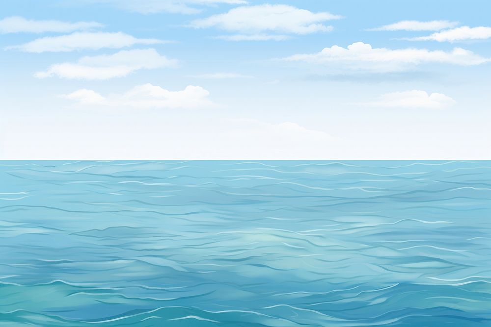 Blue ocean background. AI generated Image by rawpixel.