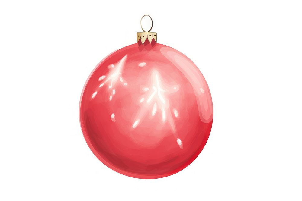 Christmas ornament white background celebration accessories. AI generated Image by rawpixel.