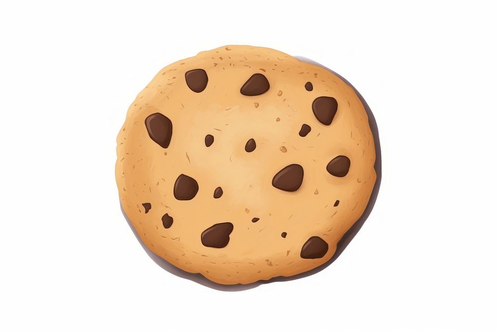 Chocolate chip cookie. AI generated Image by rawpixel.