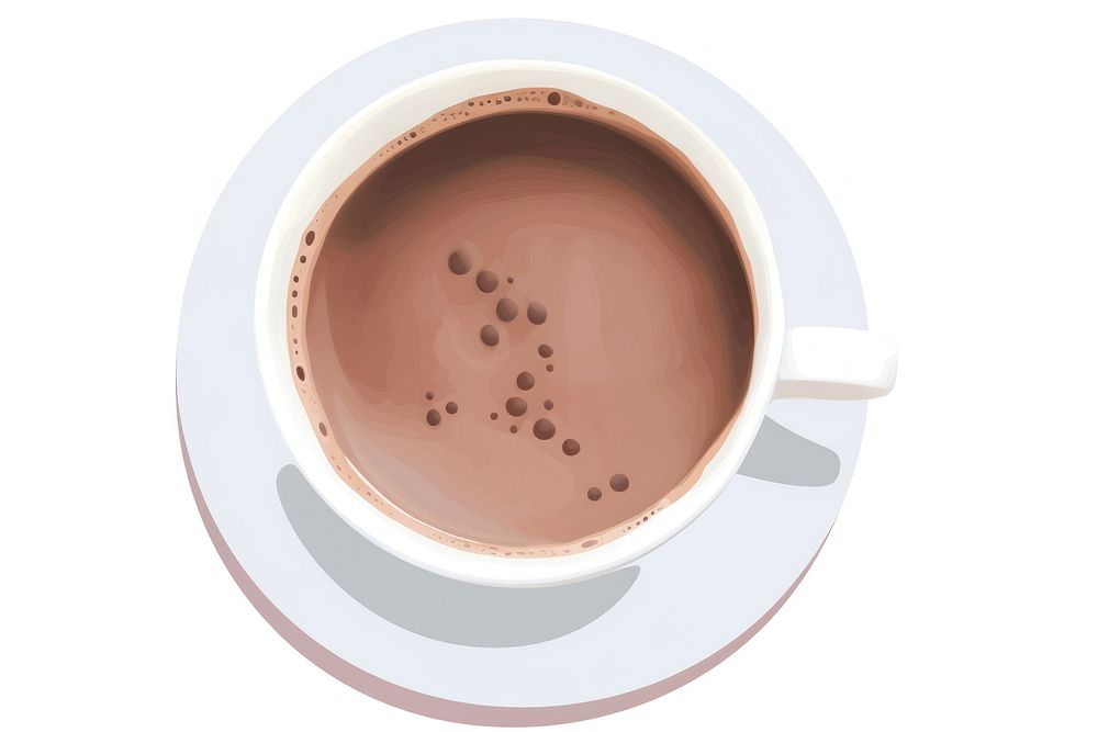 Hot chocolate. AI generated Image by rawpixel.