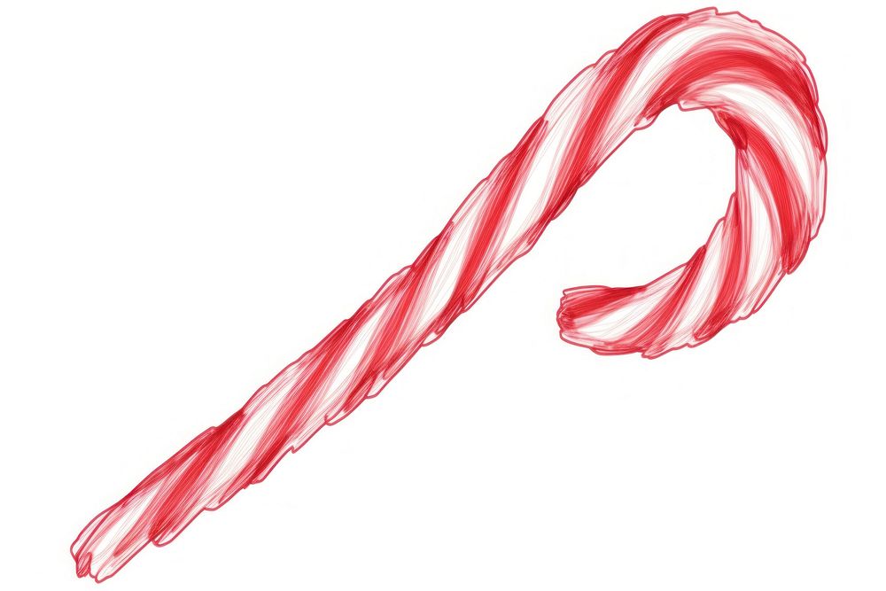 Candy cane white background confectionery lollipop. AI generated Image by rawpixel.