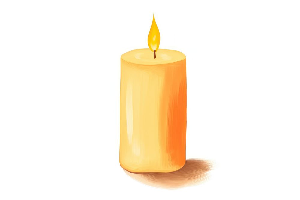 Lit candle. AI generated Image by rawpixel.