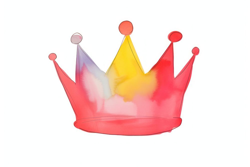 Crown white background accessories creativity. AI generated Image by rawpixel.