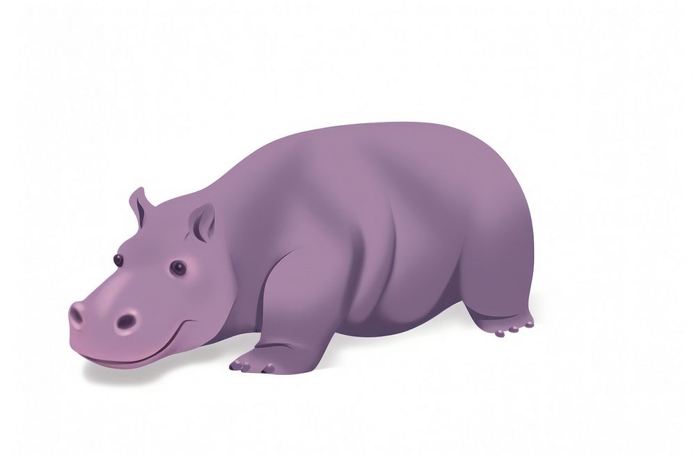 Hippo wildlife animal mammal. AI generated Image by rawpixel.