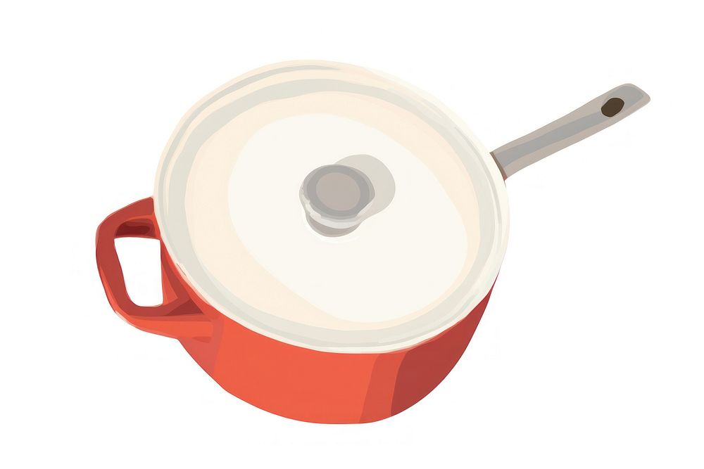 Pot white background tableware crockery. AI generated Image by rawpixel.