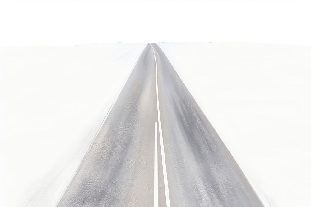 Snowy road. AI generated Image by rawpixel.