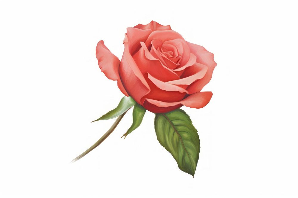 Rose flower. AI generated Image by rawpixel.