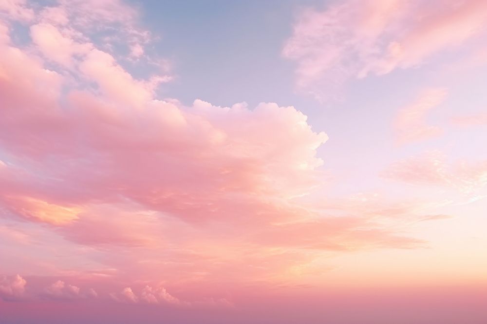Sunset sky cloud outdoors horizon. AI generated Image by rawpixel.