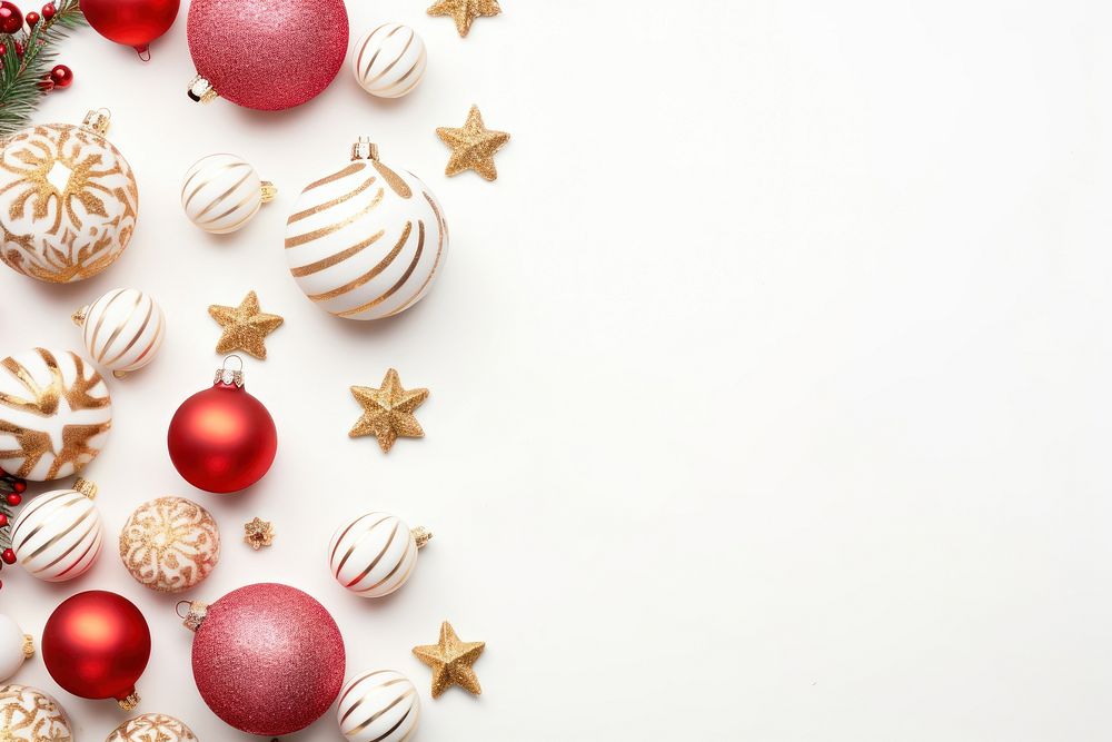 Christmas christmas backgrounds white background. AI generated Image by rawpixel.