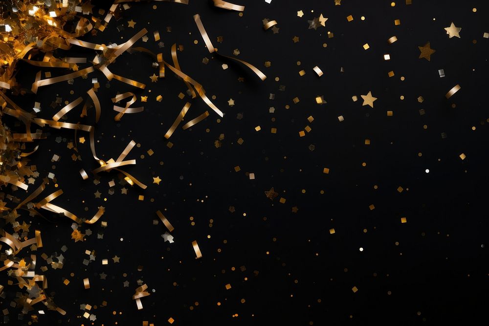 New year fireworks confetti backgrounds. AI generated Image by rawpixel.