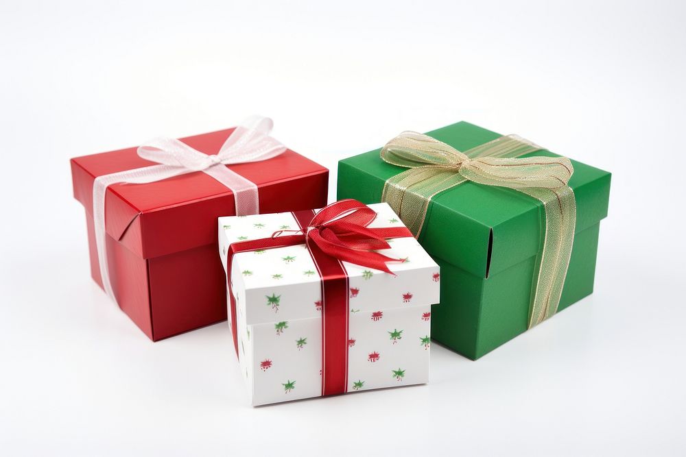Gift boxes paper green red. AI generated Image by rawpixel.