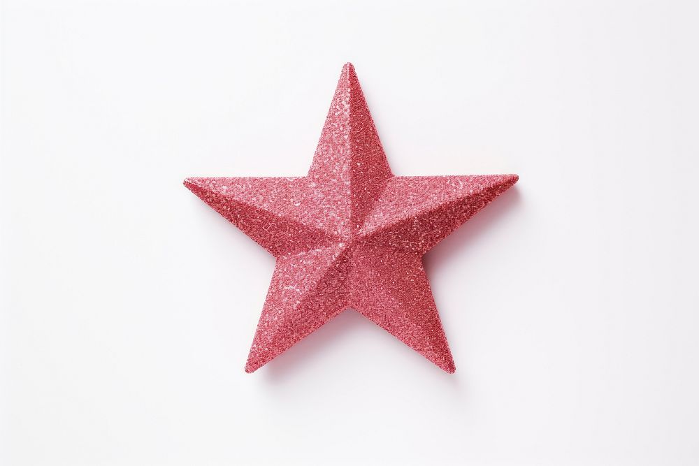 Glitter star white background celebration simplicity. AI generated Image by rawpixel.