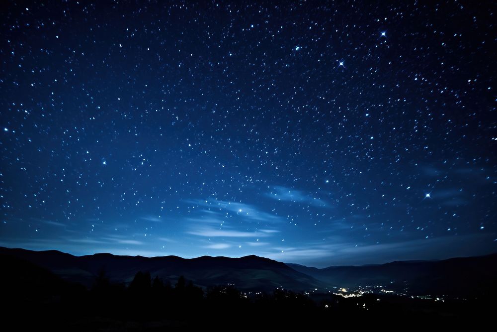 Night Sky night sky outdoors. AI generated Image by rawpixel.