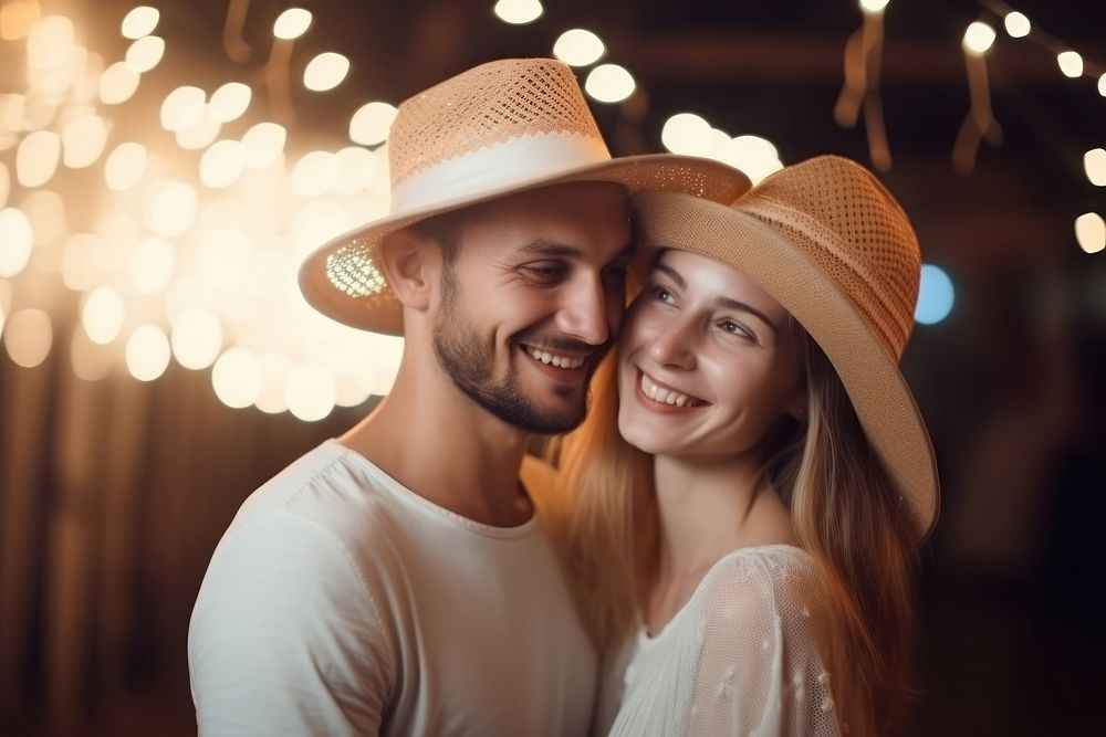 Couple portrait smiling adult. AI generated Image by rawpixel.