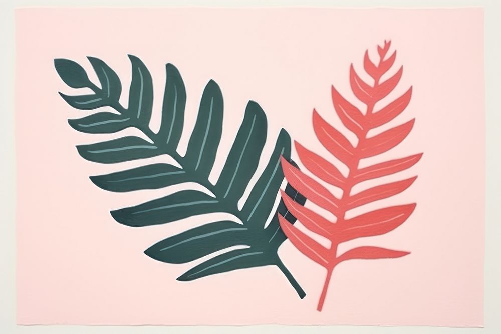 Fern frond leaf art pattern plant. AI generated Image by rawpixel.