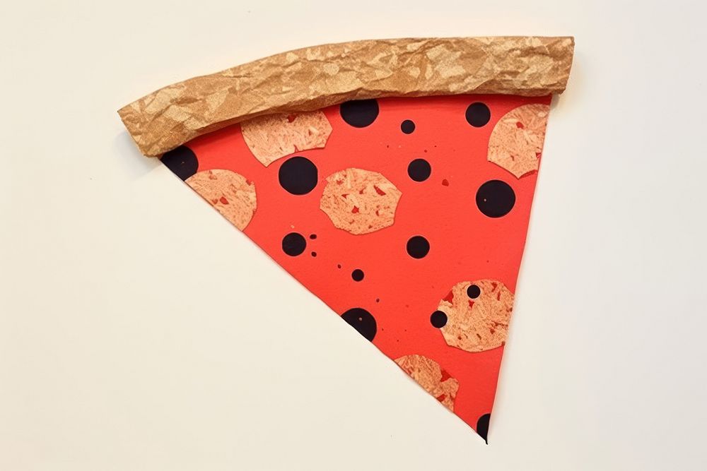 Pizza food pepperoni triangle. AI generated Image by rawpixel.