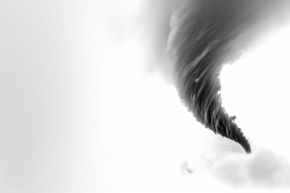 Tornado tornado nature white. AI generated Image by rawpixel.