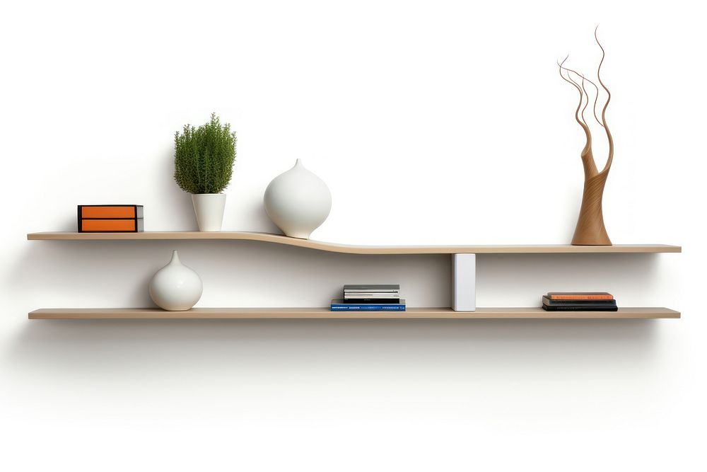 Shelf furniture bookcase. AI generated Image by rawpixel.