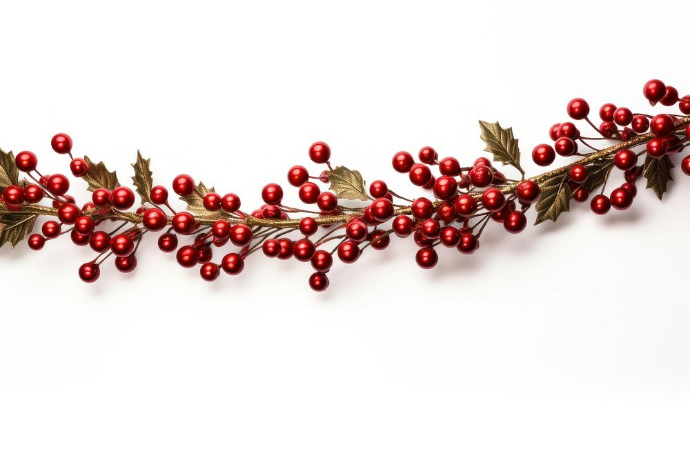 Christmas garland christmas jewelry cherry. AI generated Image by rawpixel.