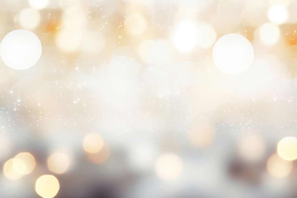White bokeh lights backgrounds outdoors night. AI generated Image by rawpixel.