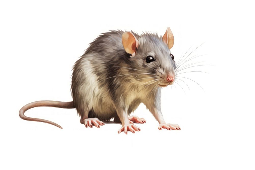 Rat rat animal mammal. AI generated Image by rawpixel.