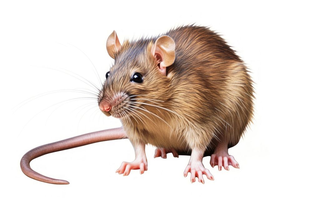 Rat rat animal rodent. AI generated Image by rawpixel.