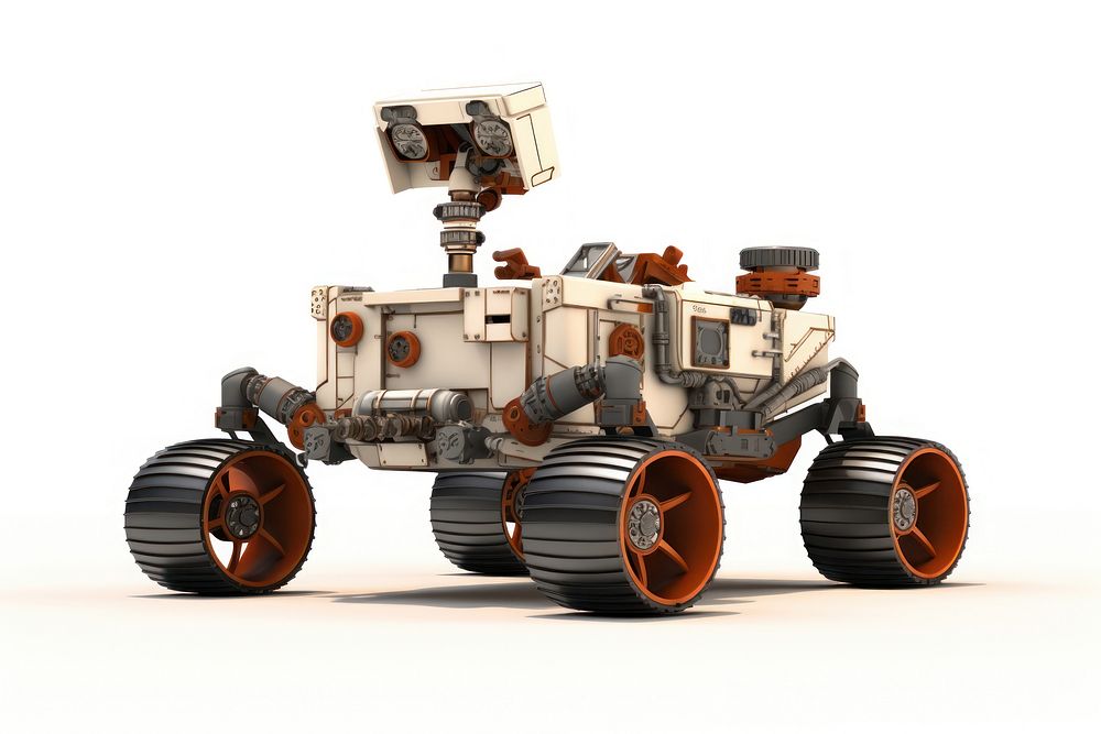 Mars Rover vehicle robot wheel.